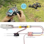 Radiolink RC4GS V3(V2 Upgrade) 5 Channels RC Radio and R6FG Gyro Integrated Remote Control for RC Car Boat